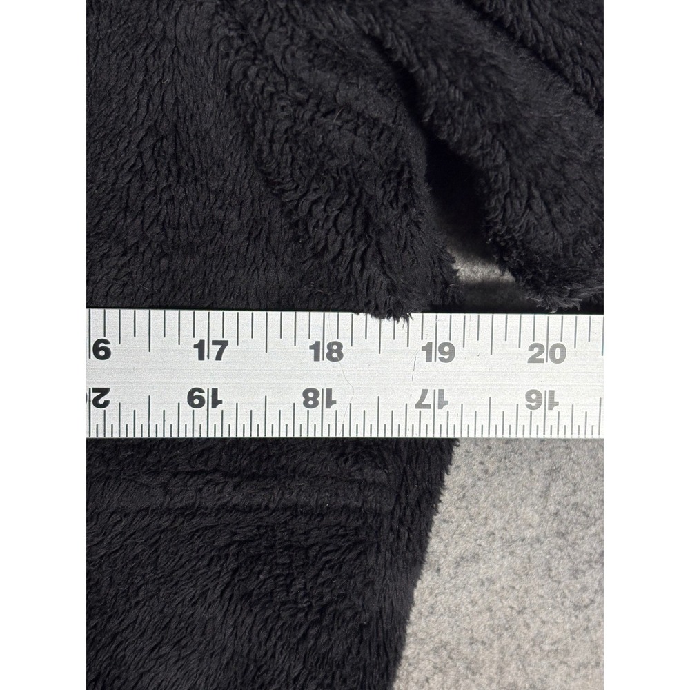 The North Face Osito Hooded Fleece Jacket Womens Medium Black Full Zip Hoody - Picture 6 of 8